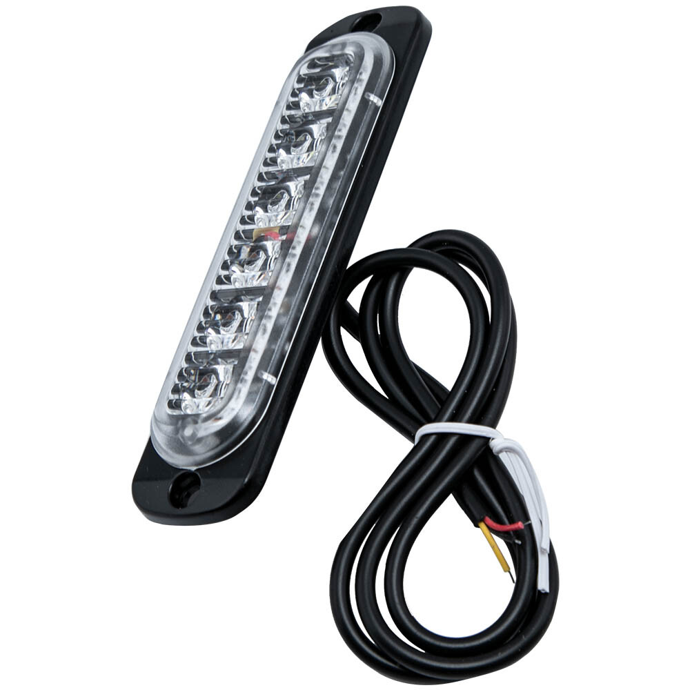 Yellow / White 10 LED Lights For Off road 4300k Diecast Aluminum Housing 18W