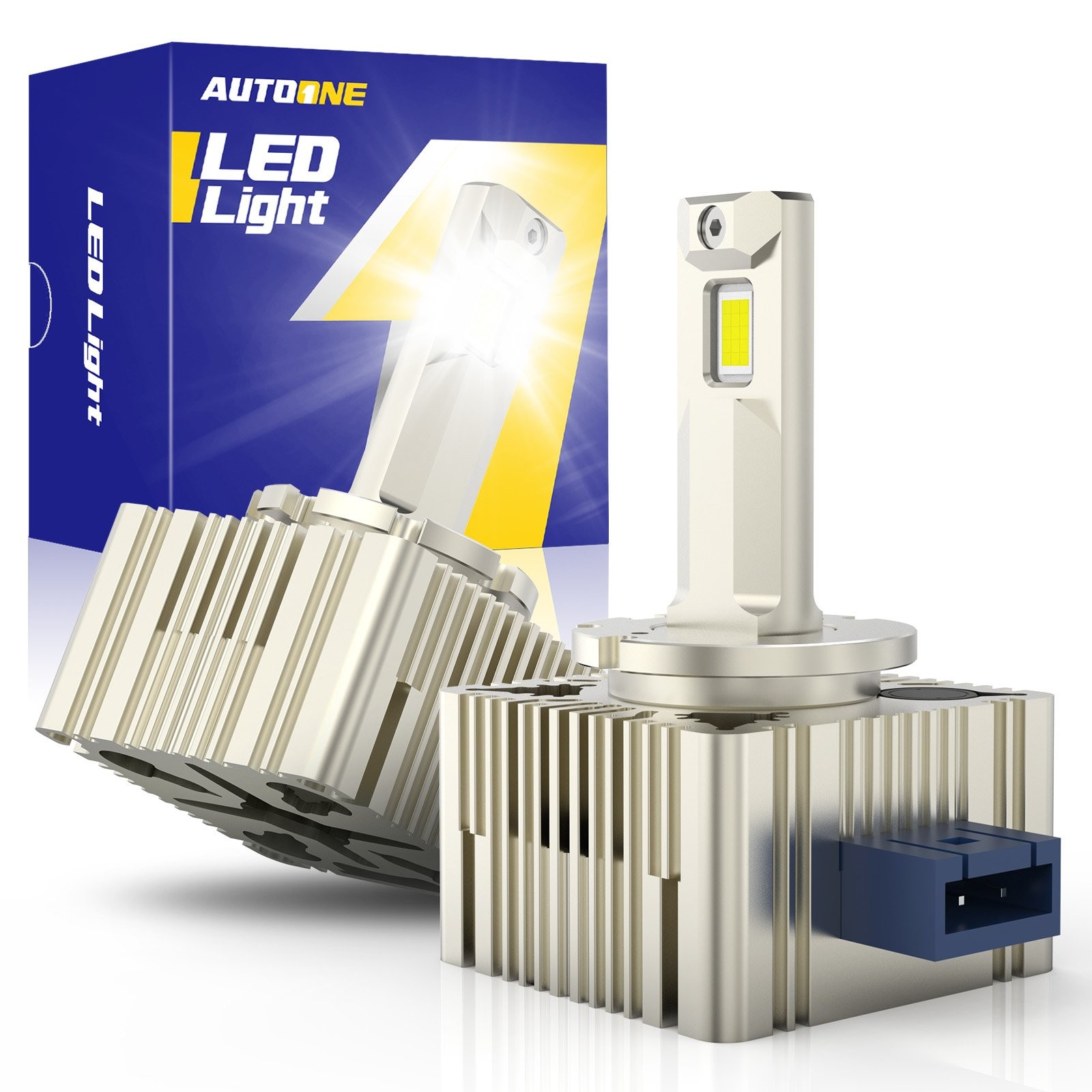 LED Headlight Bulb D3S D3R High Low Beam HID Xenon Conversion Kit 24000lm 2pcs C