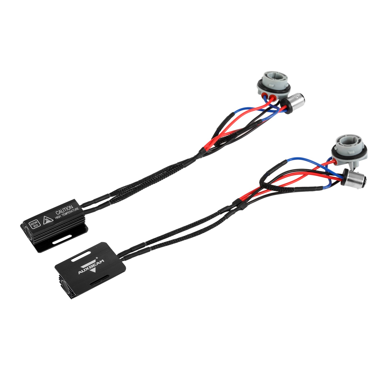 AUXBEAM 1157 BAY15D LED Front Turn Signal Parking DRL Light Bulbs Error Free 2X