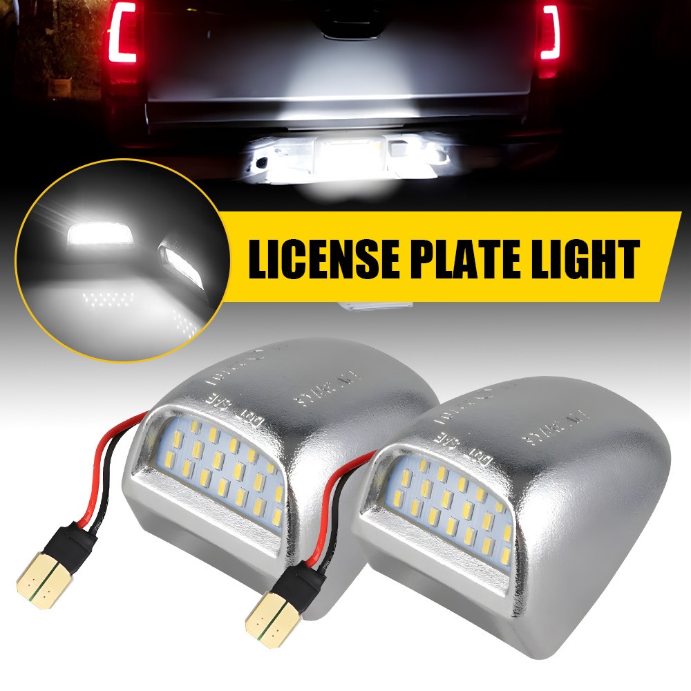 Bright White LED Tag License Plate Light Assembly For Chevy Silverado 1500 99-13