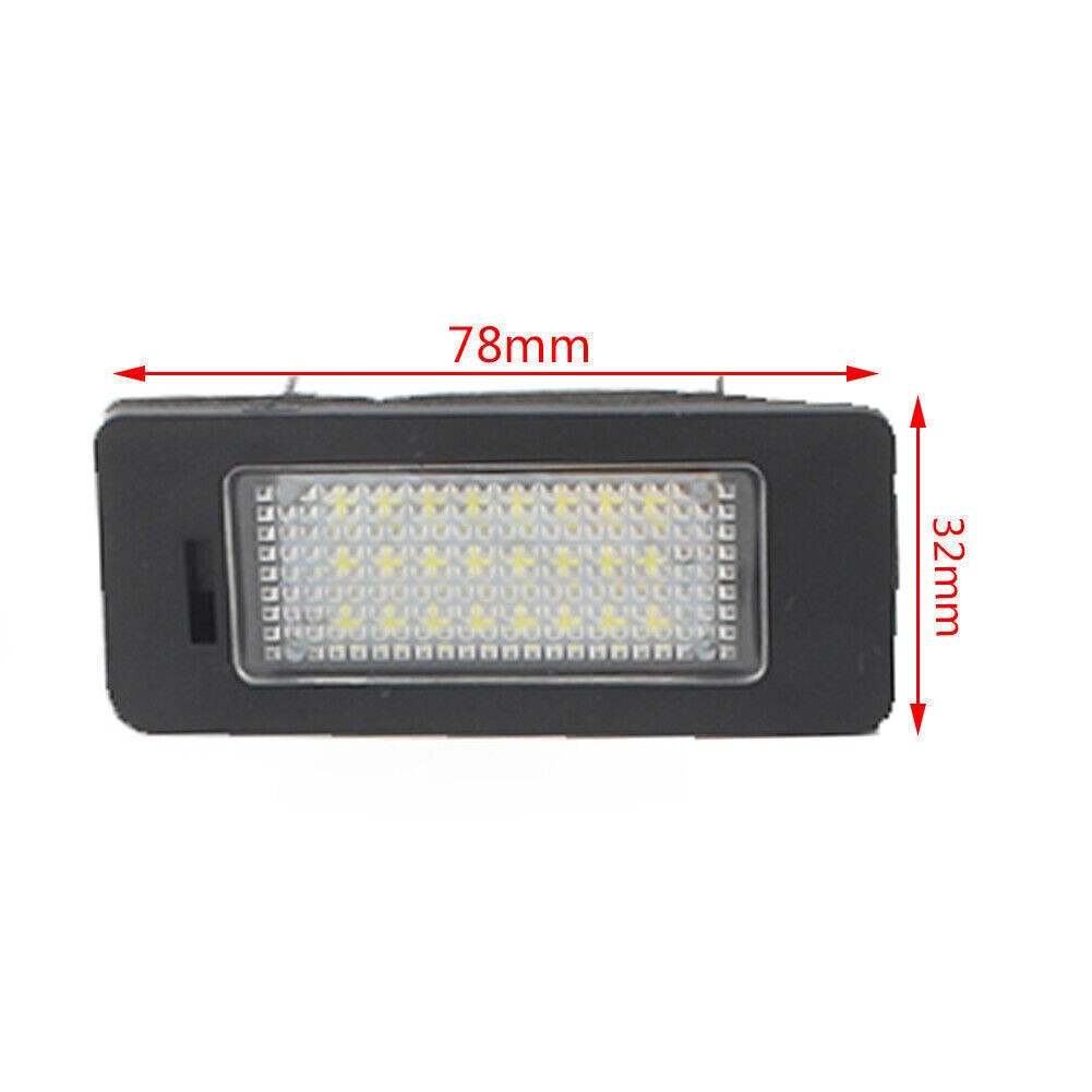 18 LED Bulb Number License Plate Lamps Lights Fit Porsche Panamera 2010-2013