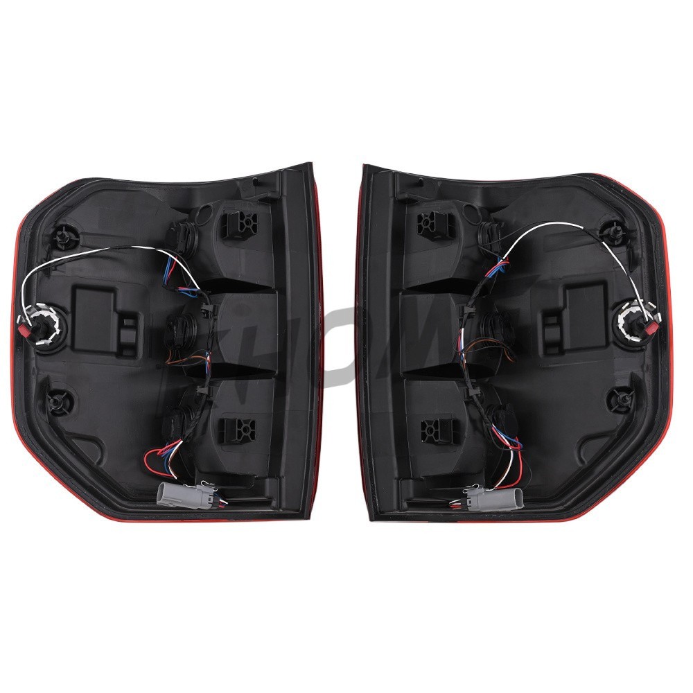 2Pcs Left +Right LED Tail Light Smoke Lens For 2022-2026 Ford Maverick Lariat