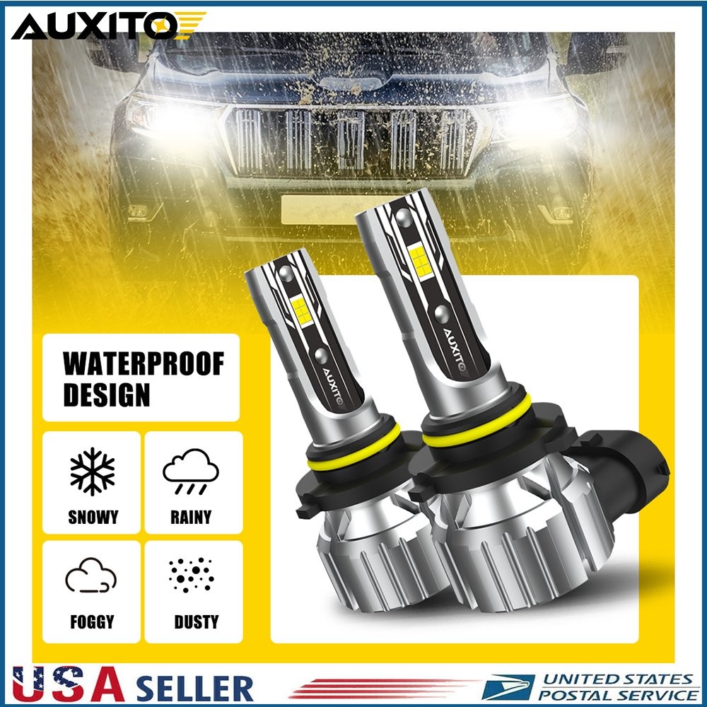 9005 HB3 LED Headlight Bulbs High Beam Ultra Bright Kit White Lamp 60000LM 6500K