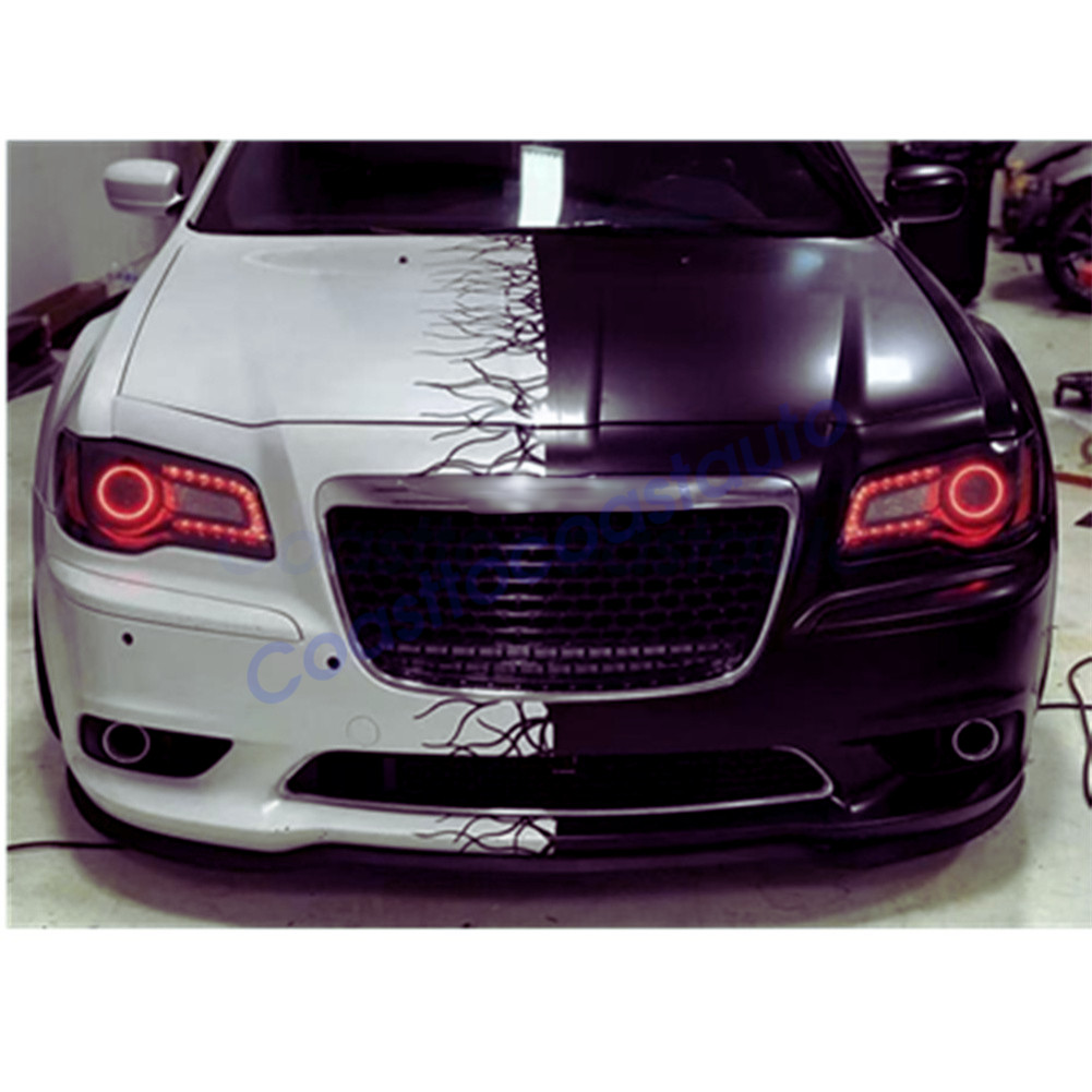For 11-20 Chrysler 300 C S RGBW LED Headlight DRL Board Halo Ring Kit App