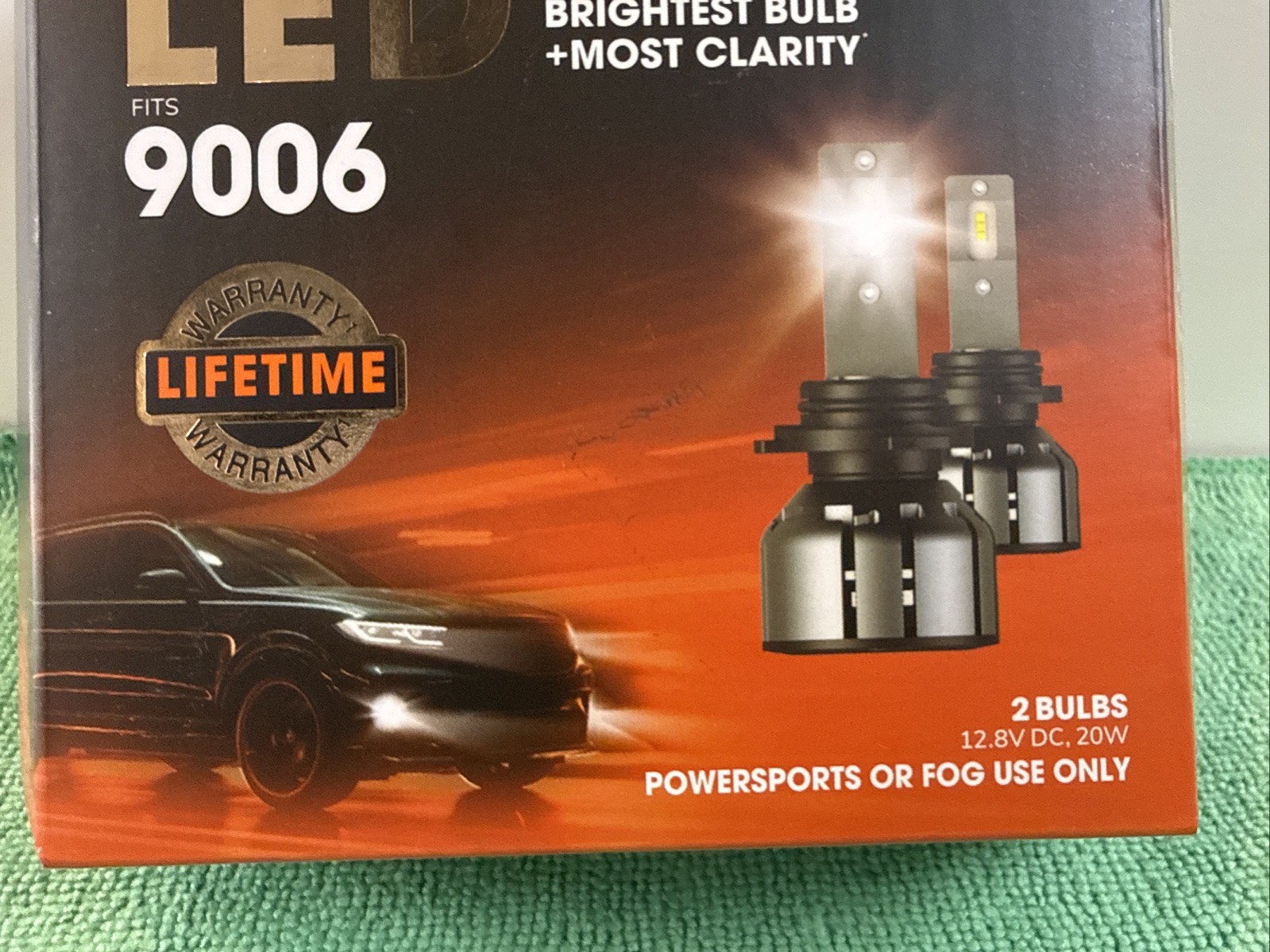 SYLVANIA 9006 Ultra LED 2 Bulbs 9006LEDHP.BX2 6000K BRAND NEW