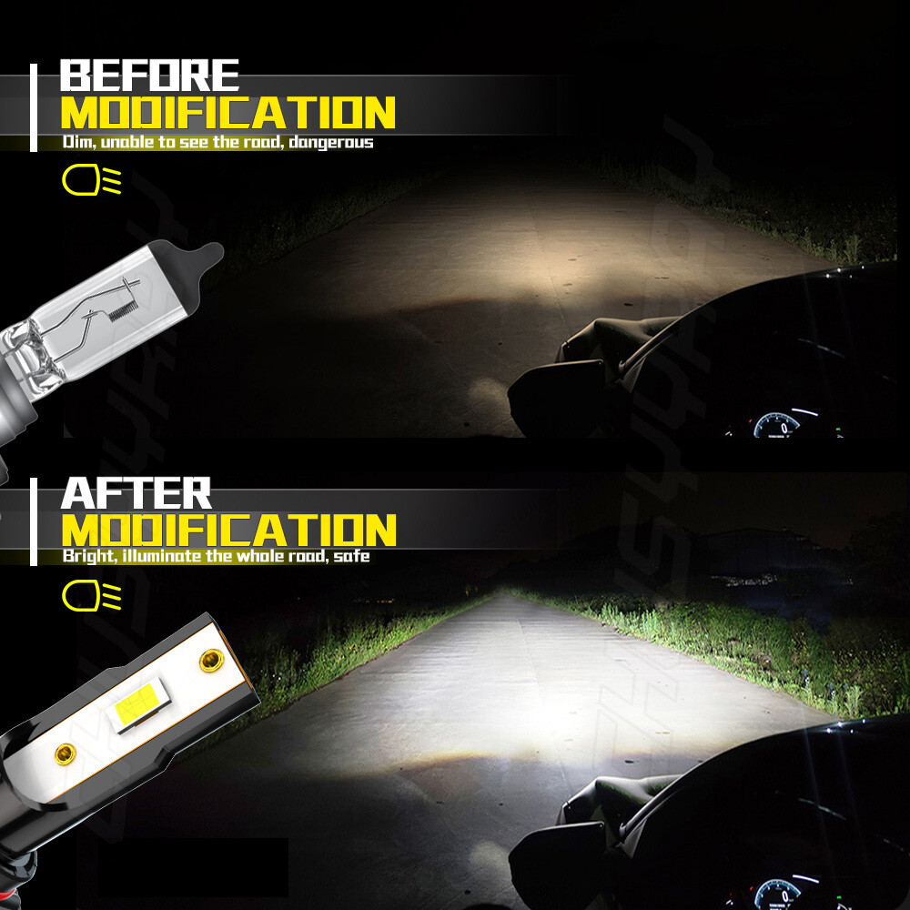 CSP 9005 9006 Combo LED Headlight Kit Hi-Low Beam Bulbs Bright White 720000LM