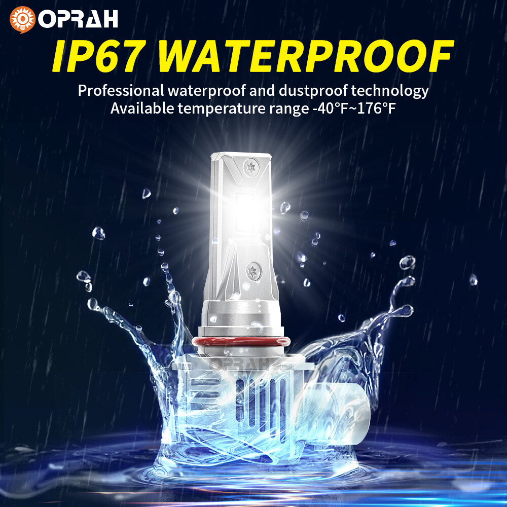 2X Super Bright H4 H7 H11 9005 LED Headlights Bulb High Low Beam 6000K White 12V