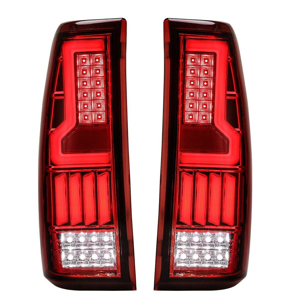 For 99-06 Chevy Silverado 99-03 GMC Sierra 1500 2500 3500 LED Tail Lights Red