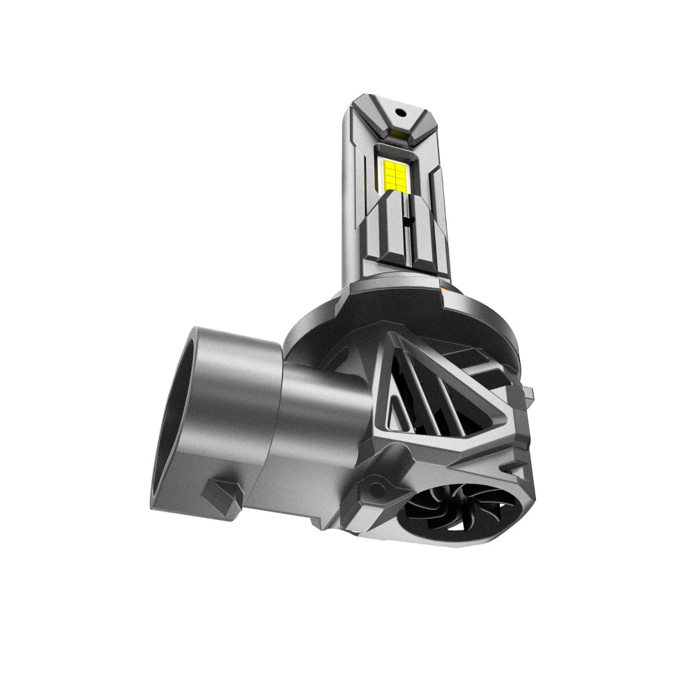 AUXBEAM LED Headlights 9005 High Beam H11 Low Beam Bulbs 6500K 28000LM 1:1 Size