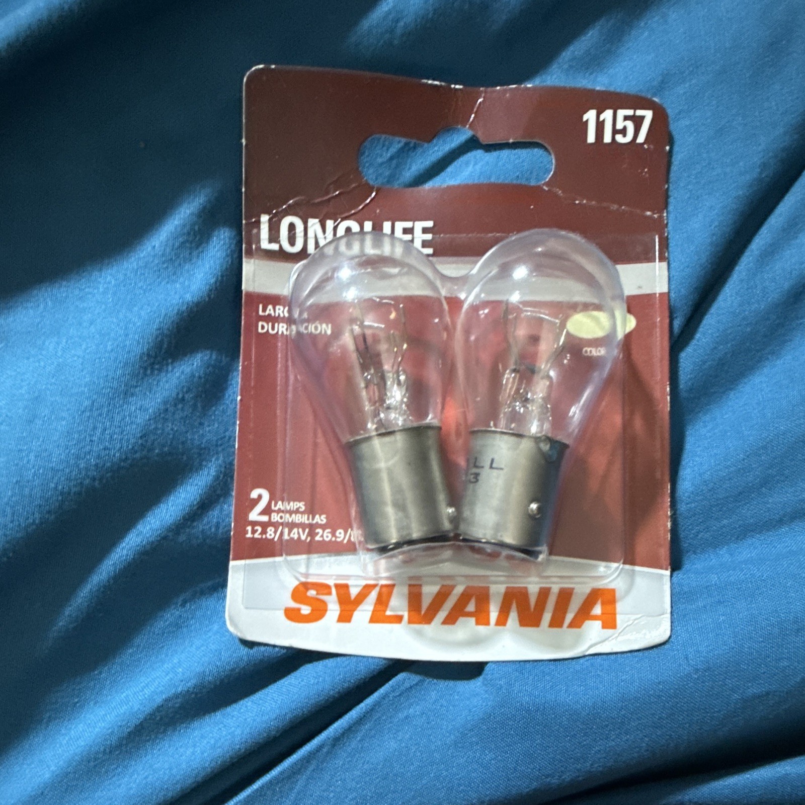 Sylvania Longlife Headlight Lamp Bulbs Lot of 2, 1157