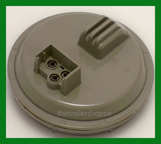 Reverse Back-Up 9 LED 4″ Round Grommet Mount White Trailer Light