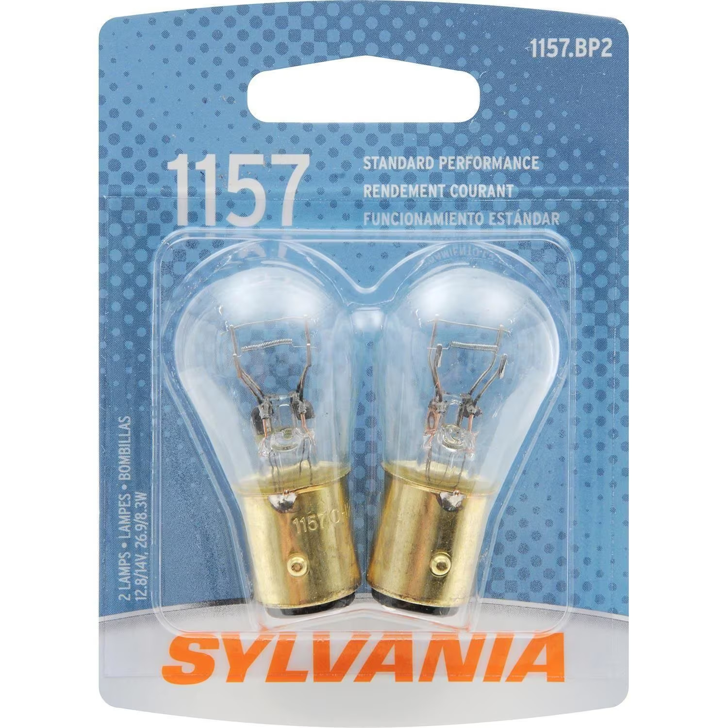Sylvania OE 1157 BAY15D 26.9/8.3W Two Bulbs Back Up Reverse Light Replacement