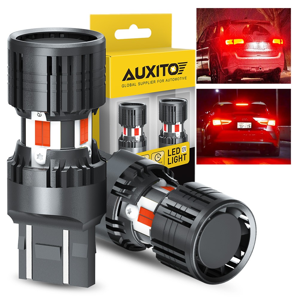 AUXITO 7443 LED Bulbs Red with Built-in Resistor 7440 7441 W21W Anti Hyper Flash