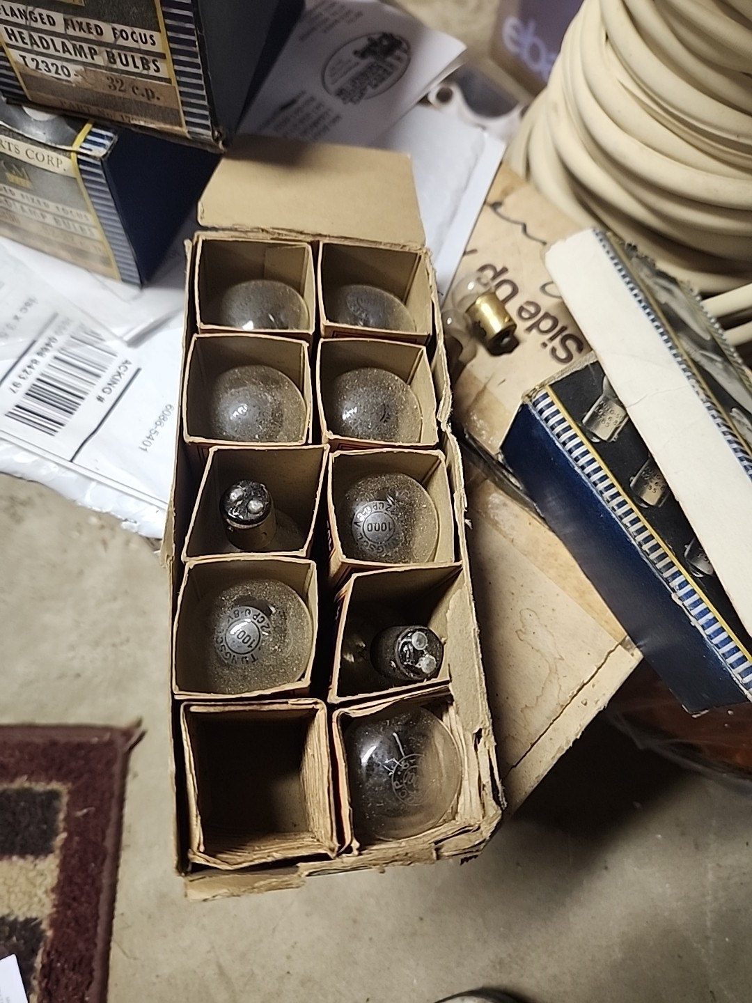 6v Bulb,GM CHEVROLET,1937-39 CYCLES, OTHER BRANDS 32-32 CP 138177 9 BULBS