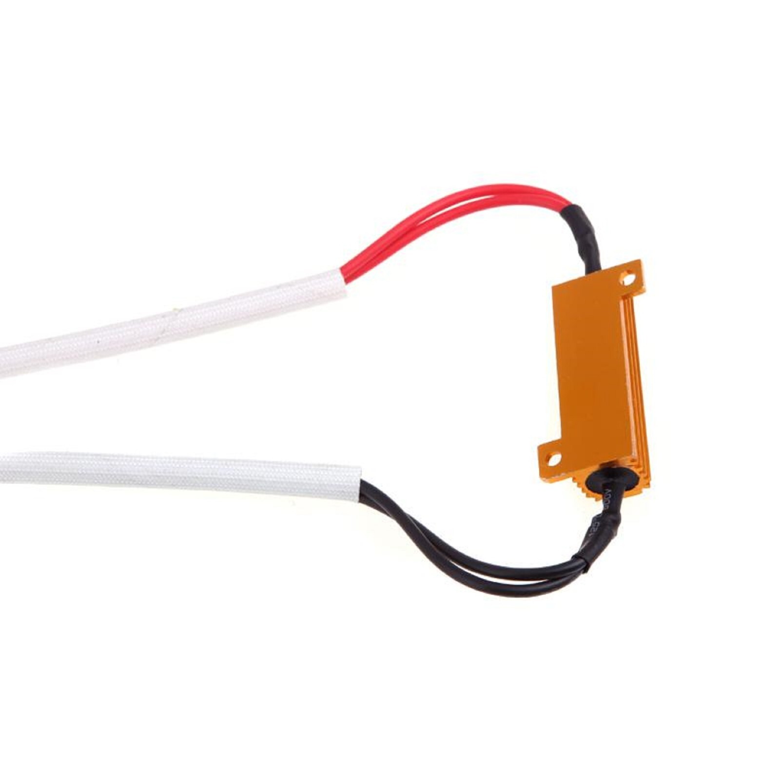 Wire LED Resistor Canceler Error Decoder H7 Head Light Low Beam Plug Play Lamp