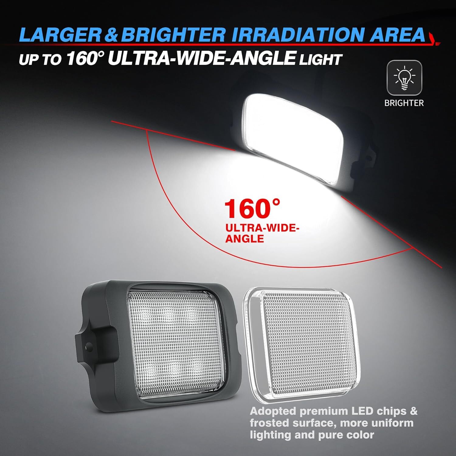 C3 Extensible RGBW LED Rock Lights, 4-24 Pods Wireless Control Underglow Lights