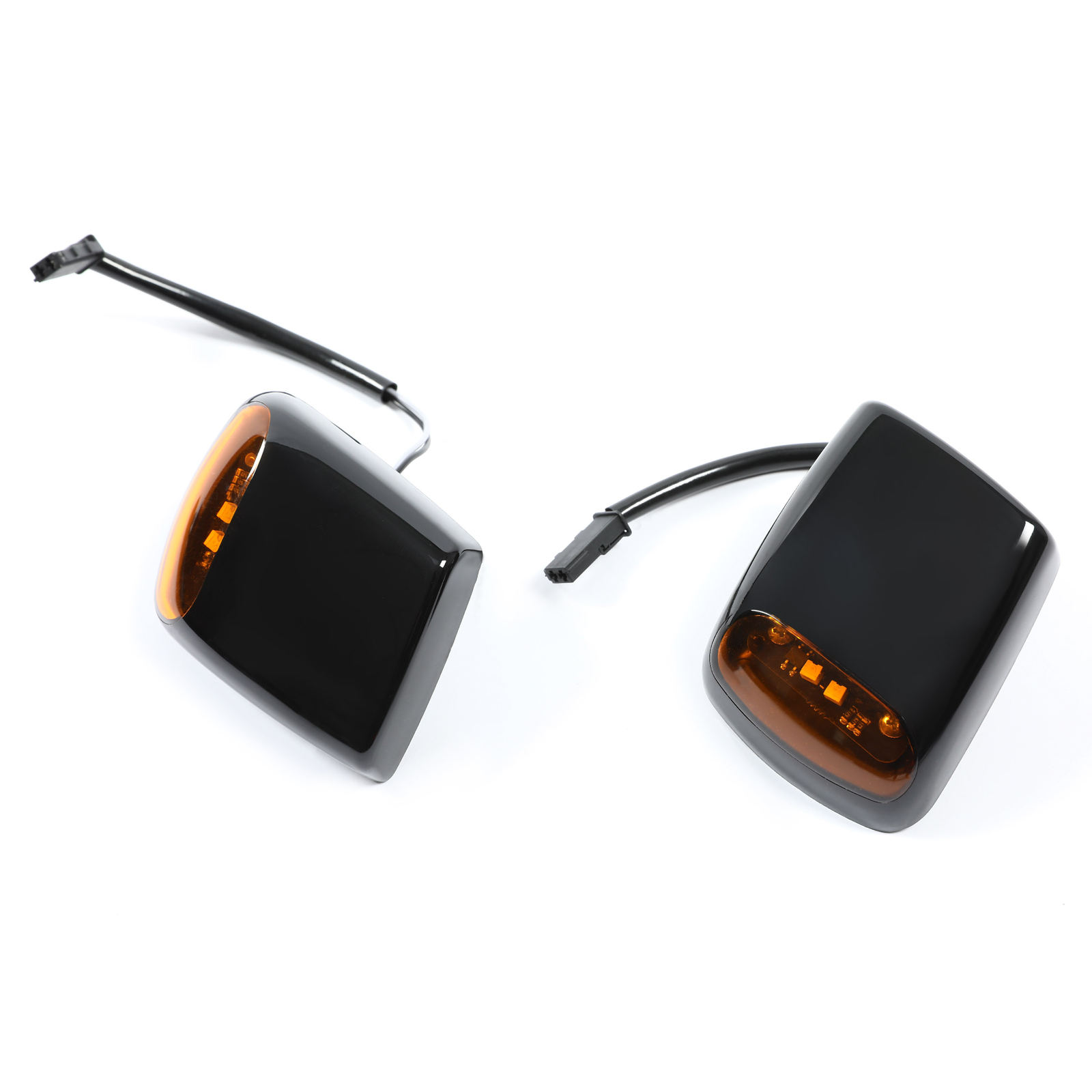 Front Left Right & Center Roof Cab Lights For 2015-2019 Chevy GMC 2500HD 3500HD