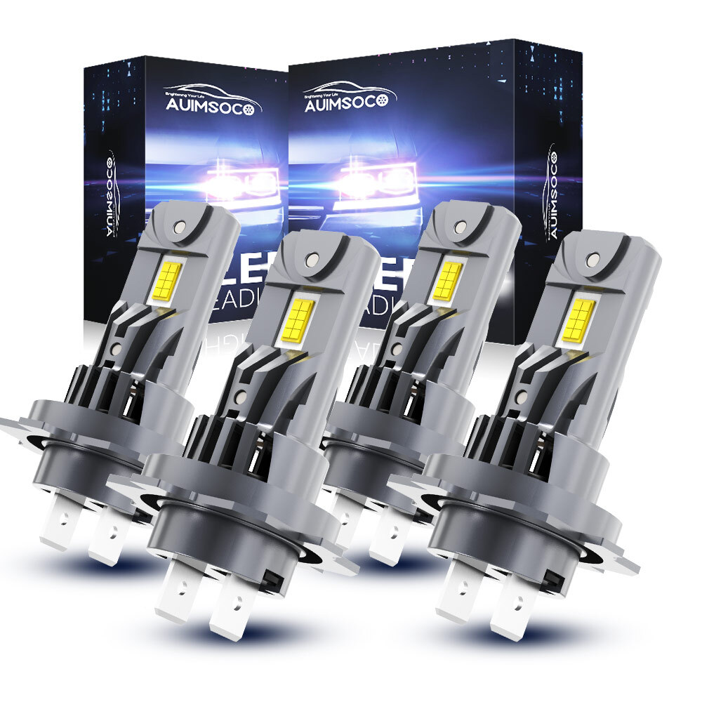 For Mercedes-Benz C250 C300 C350 – 4X Combo Headlight High + Low Beam LED Bulbs