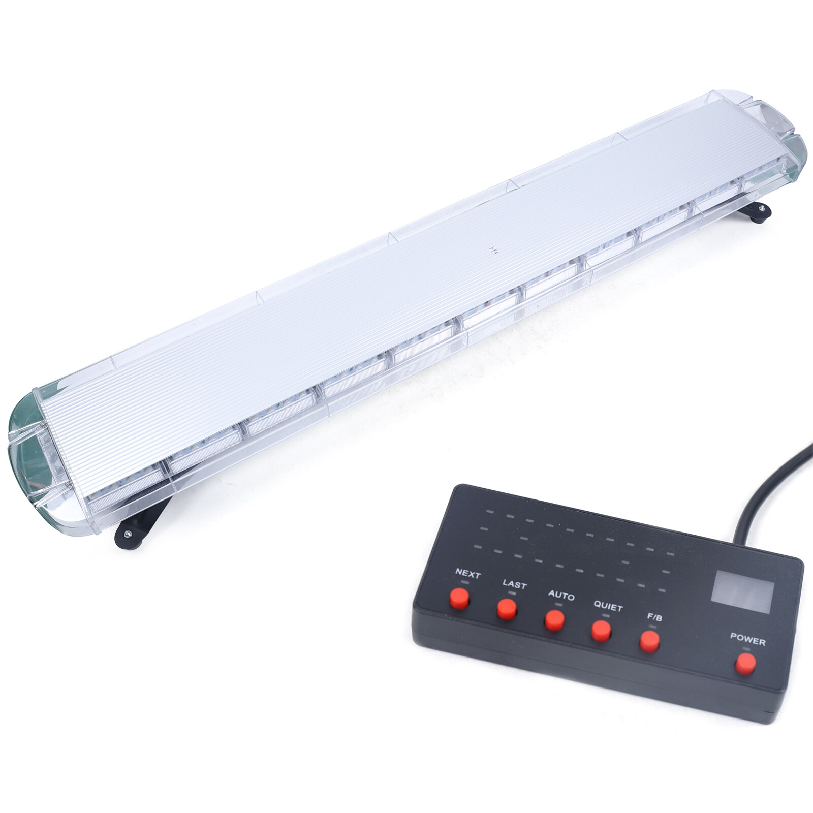 96-LED Light Emergency Beacon Warn Light Bar Tow Truck Response Strobe DC12-24V