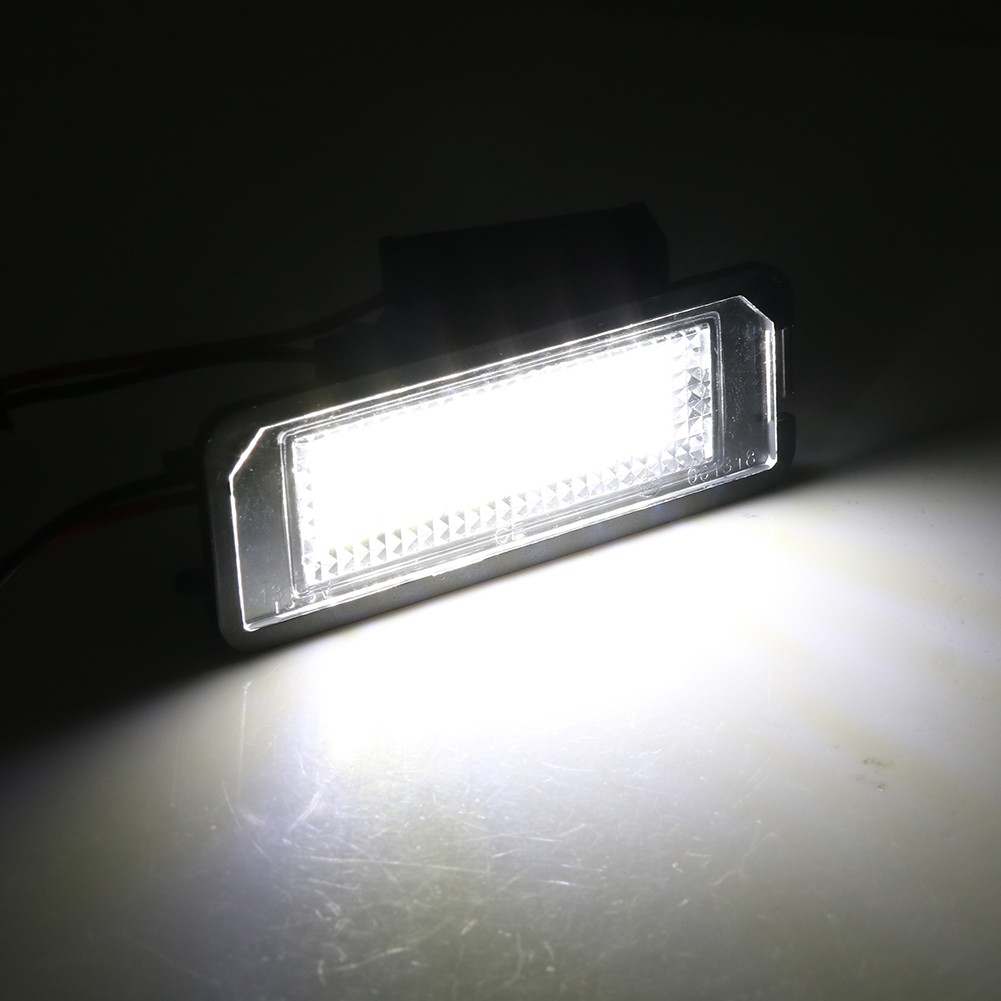 For 2006-10 Volkswagen New Beetle Car Rear 18 LED Number License Plate Light 2PC