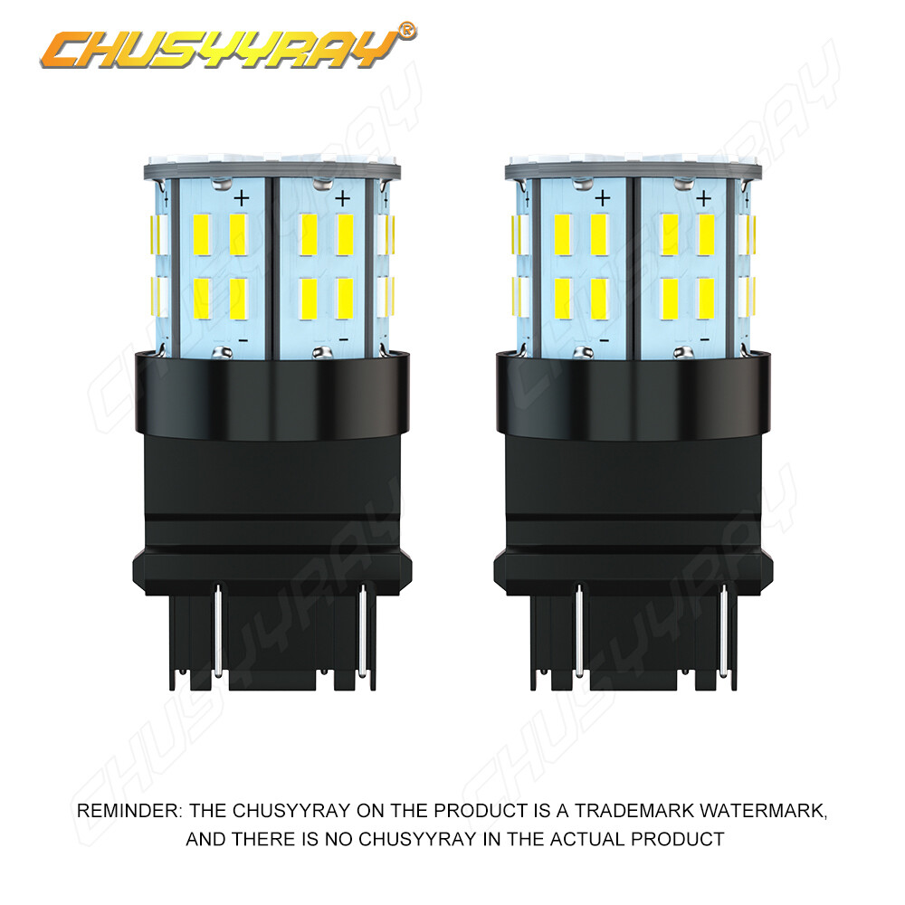 PAIR 3157 3156 LED REVERSE BACKUP LIGHT BULBS 1000LM SUPER BRIGHT 6000K WHITE