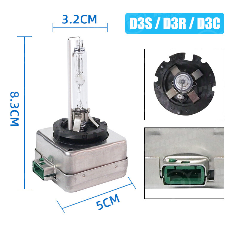 2PCS NEW D3S 66340 6000K WHITE BRIGHT 35W HID XENON LIGHT BULBS SET HEADLIGHTS