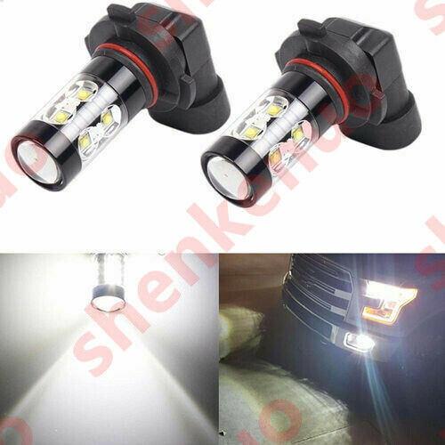 FOR HONDA RANCHER FOREMAN HIGH POWER HEADLIGHT LED LIGHT BULBS 6000K 100W 2400LM