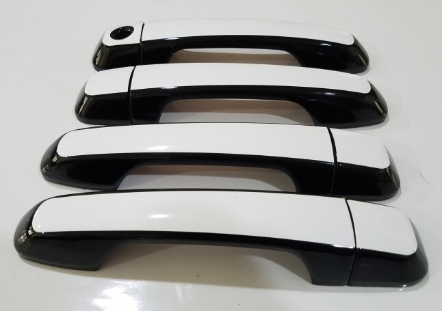 Custom Black OR Chrome Door Handle Covers 2010-2022 Toyota 4Runner U PICK CLR