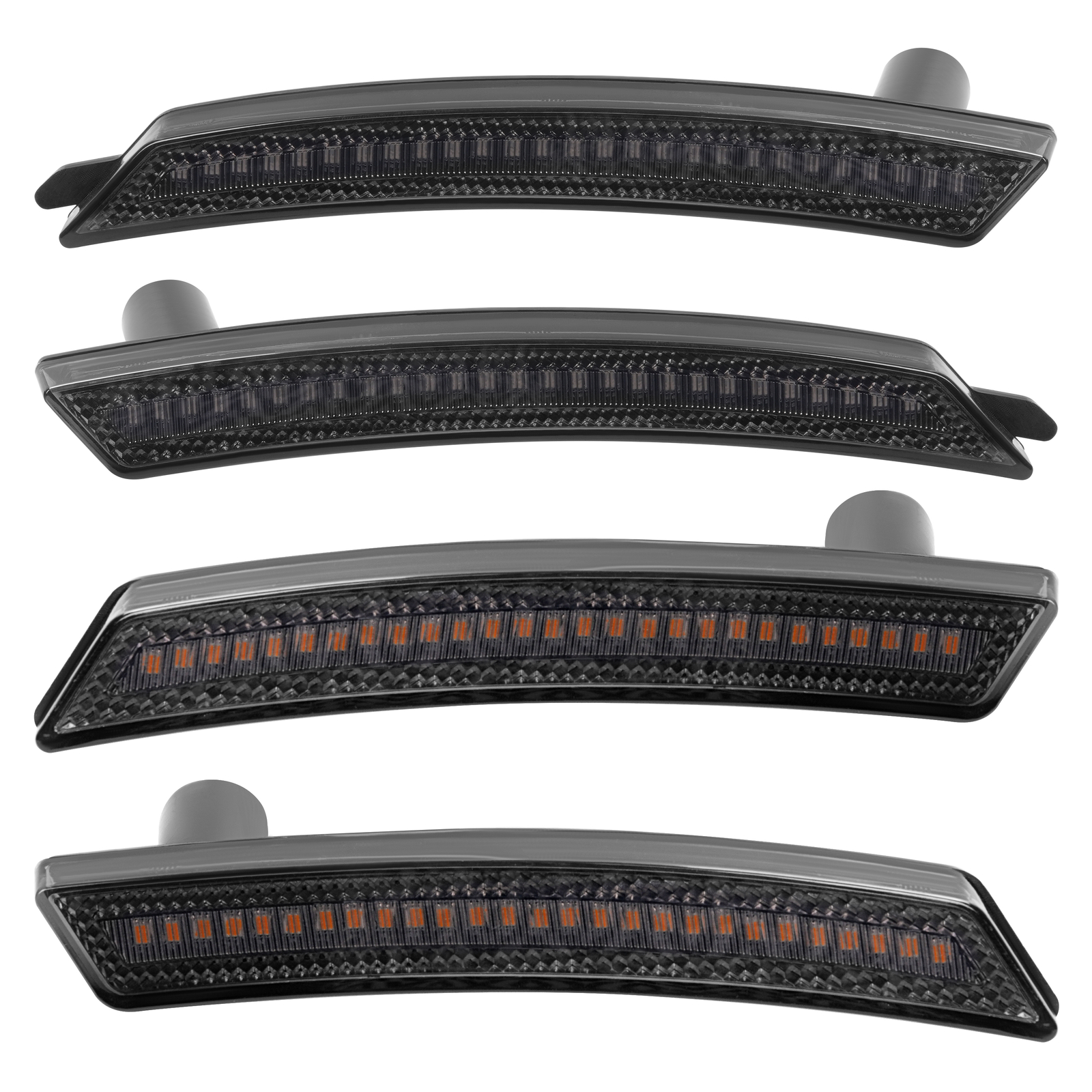 4PCS For Mini Cooper R55 R56 R57 R58 R59 R60 Front Rear LED Side Marker Lights