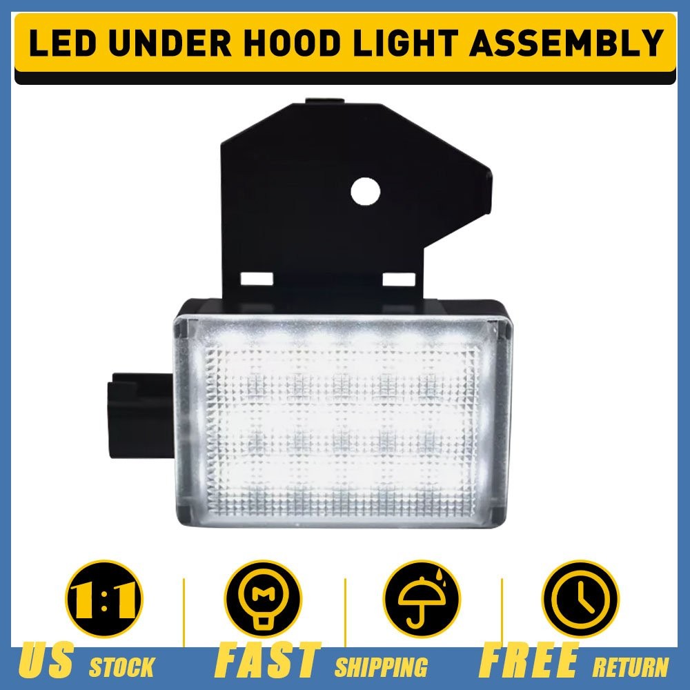 [BRIGHT]Underhood Hood Courtesy LED Lamp Light For Ram Wrangler Grand Cherokee V