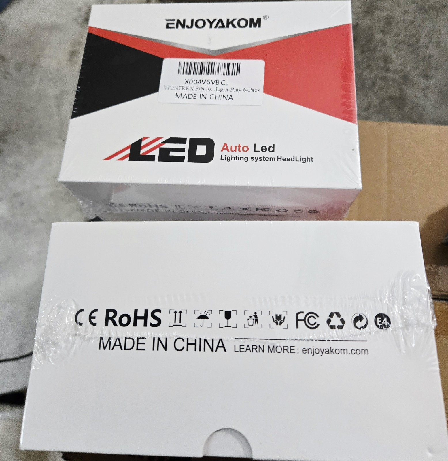 ENJOYAKOM LED Headlight Bulbs H8 H9 H11 9005 HB3 H10 Plug & Play – Brand New Sea