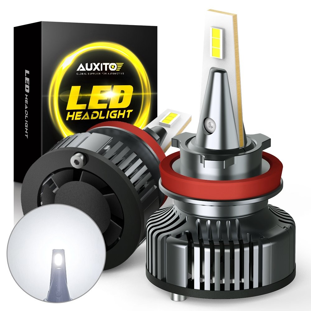CANBUS Error Free 72W H11 H8 LED Kit Headlight High Low Beam White 50000LM 2X