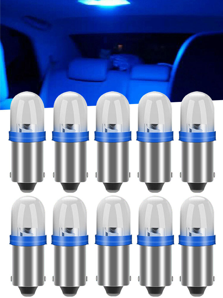 10x BA9S 1815 1816 1445 1895 LED Bulbs Car Interior Instrument Panel Dash Light