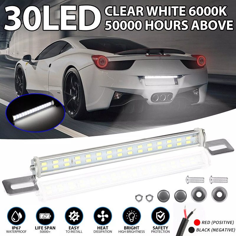 License Plate LED Light Extremely Bright Assembly for Trailer UTV ATV Truck Boat