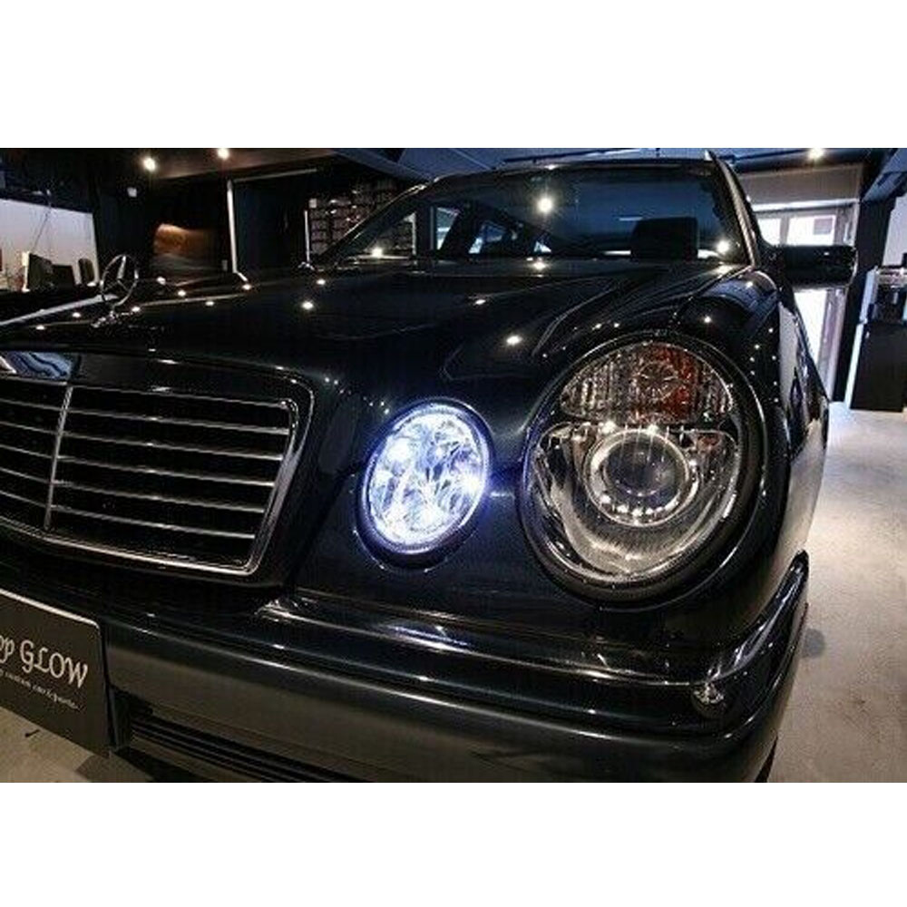 2x BAX9S H6W LED 6000K No Error Parking Light Bulbs For Mercedes Benz W210 Etc