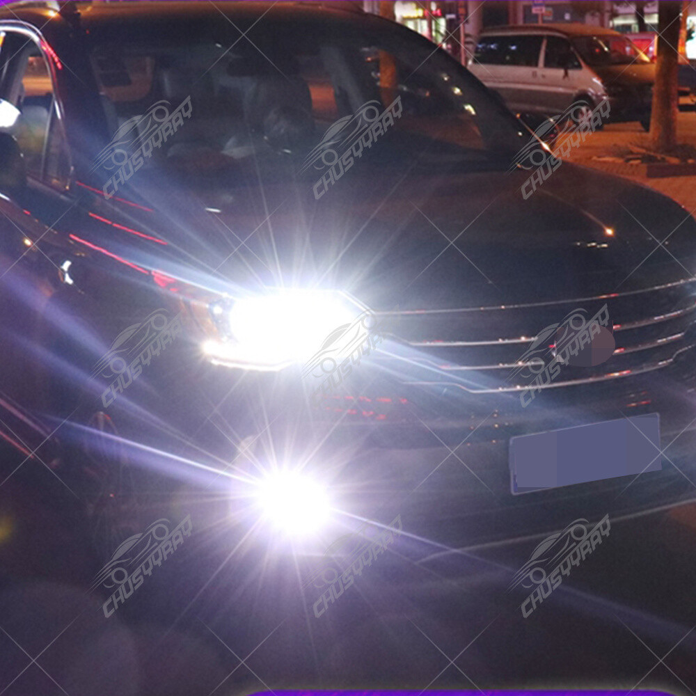 For 2007-2013 Acura MDX -4X LED DRL Daytime Running Light + Fog bulb 6000K White