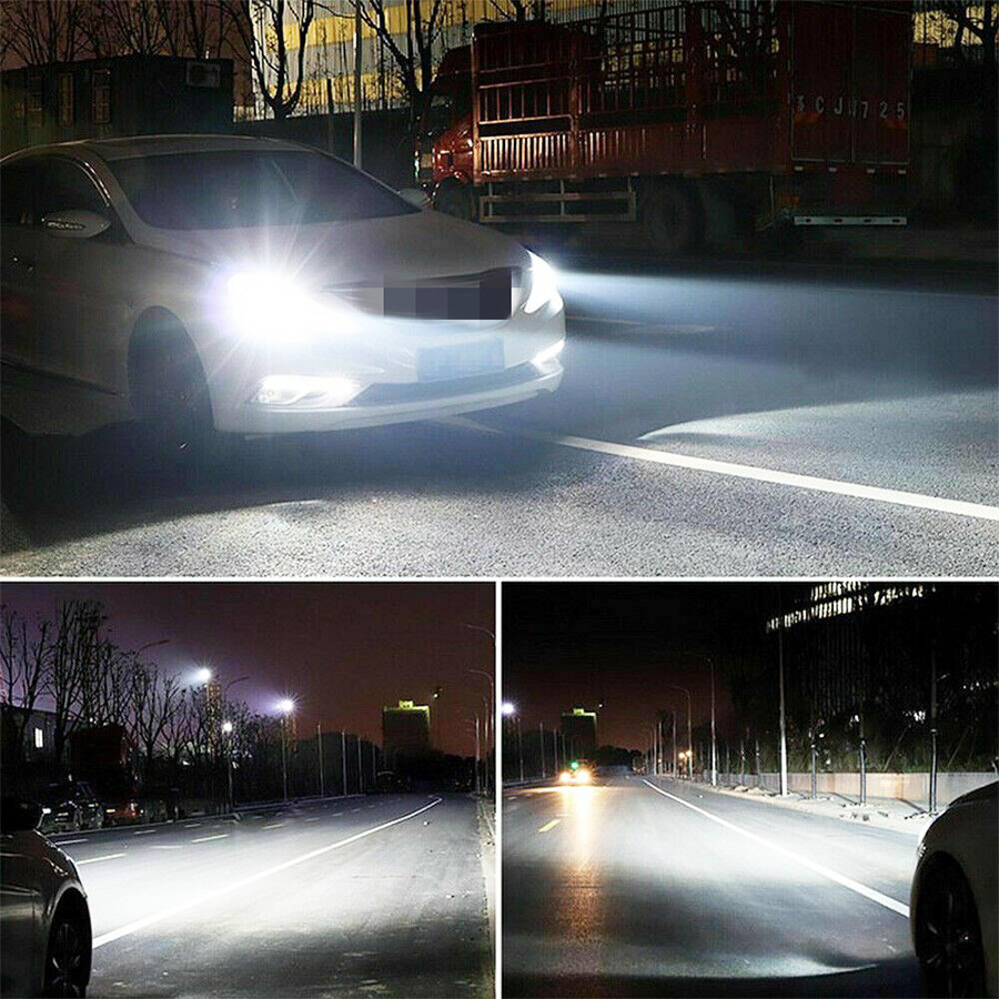 9005 HB3 LED Headlight Super Bright Bulbs Kit White 10000K 50000LM High/Low Beam