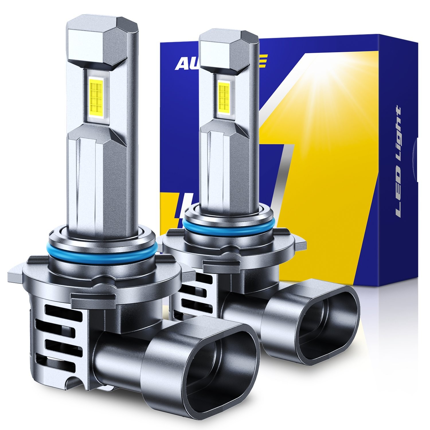 2Pcs HB3 9005 LED Headlight Light Bulb High Bright Beam 24000LM 6500K White Lamp