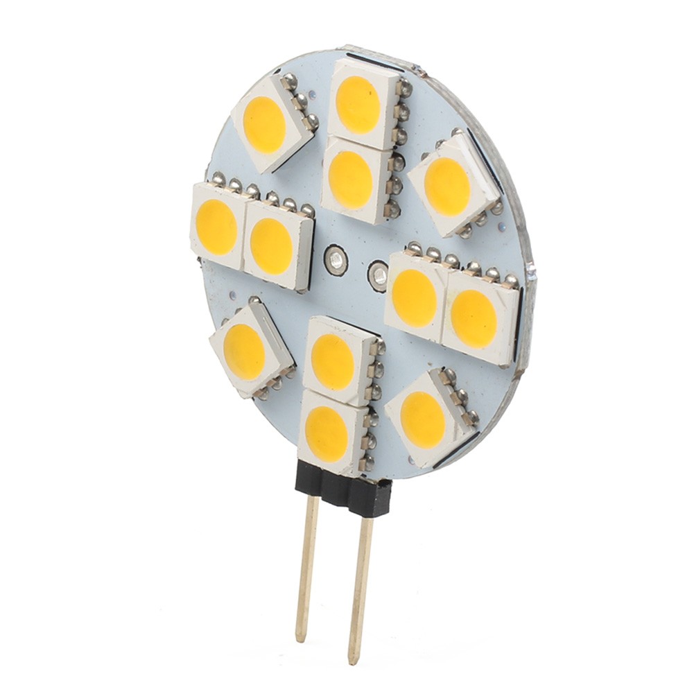 Indoor Car RV Landscape G4 Socket 5050 SMD 12 Bulb Lamp Round Bulb