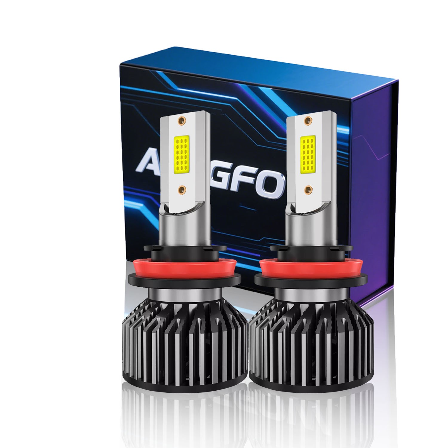 H11 LED Headlight Super Bright Bulbs Kit 12000K Cool White 330000LM Low Beam