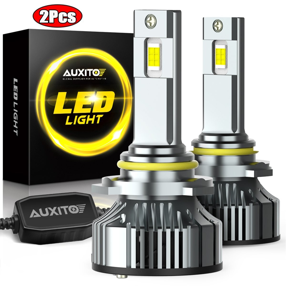 100Pcs 9005 LED Headlight Bulbs Kit HB3 High/Low Beam Super Bright White Lamps