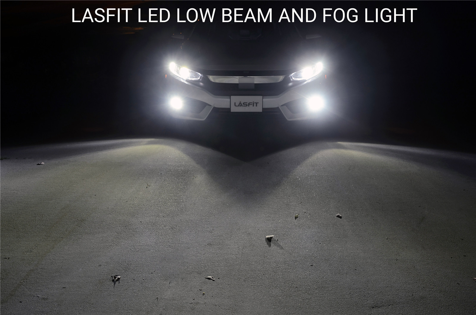 LASFIT LED Headlights Bulb 9005 H11 5202 High Low Beam Fog Lights Super Bright
