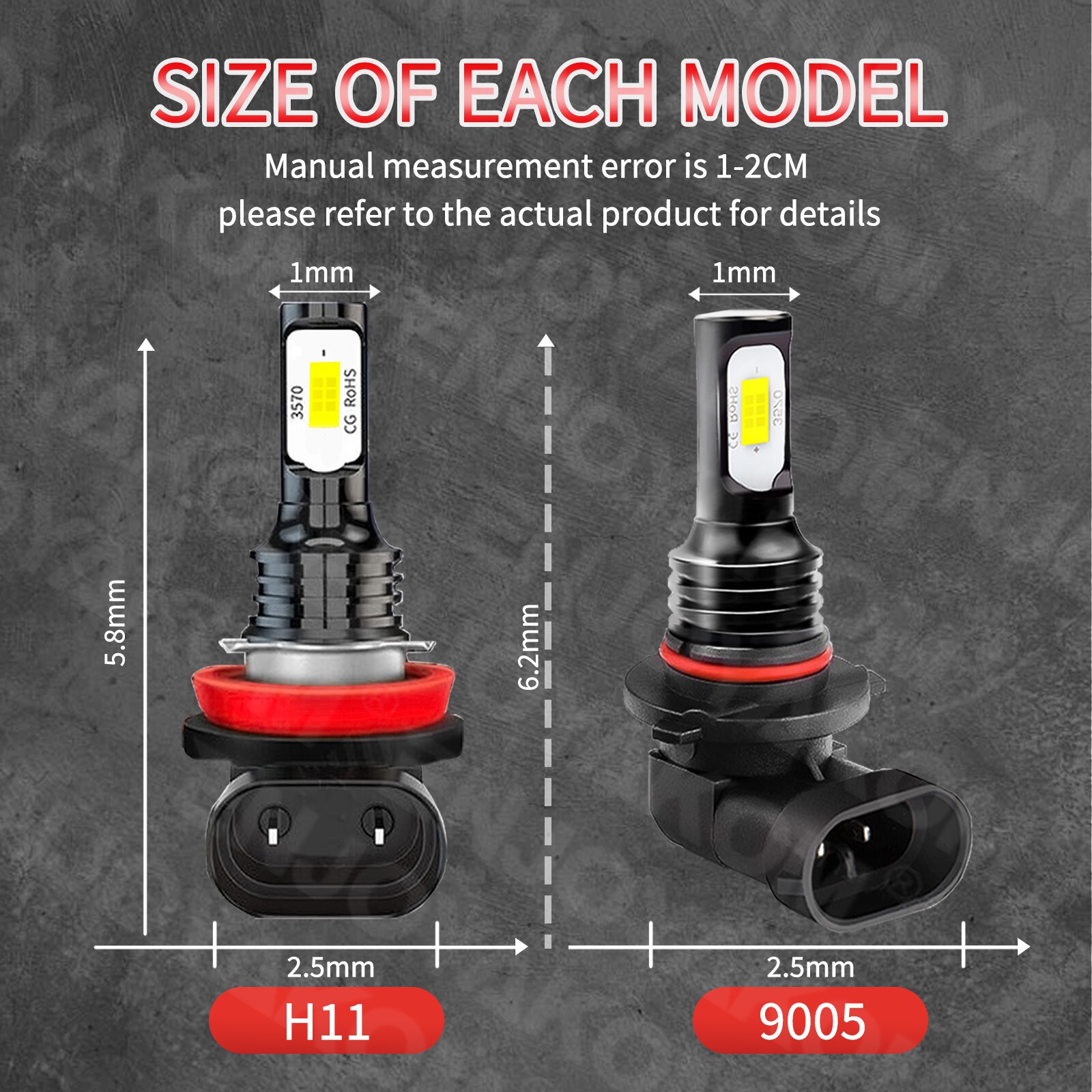 8000k For Toyota Camry 2007- 2014 LED Headlight Bulbs Kit High / Low Beam combo