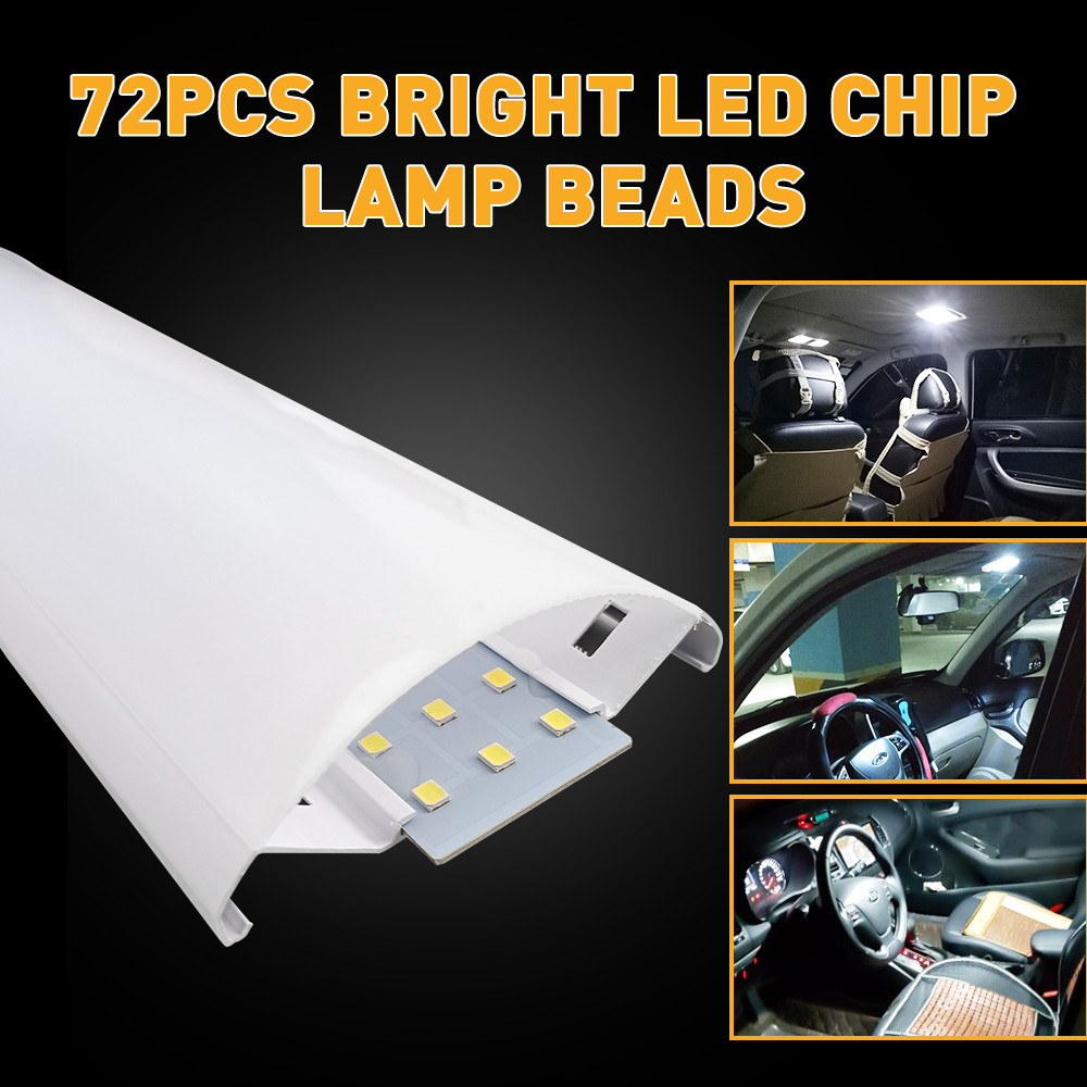 New RV Interior Led Ceiling Light Boat Camper Trailer Single Dome 12v 1000LM EJJ