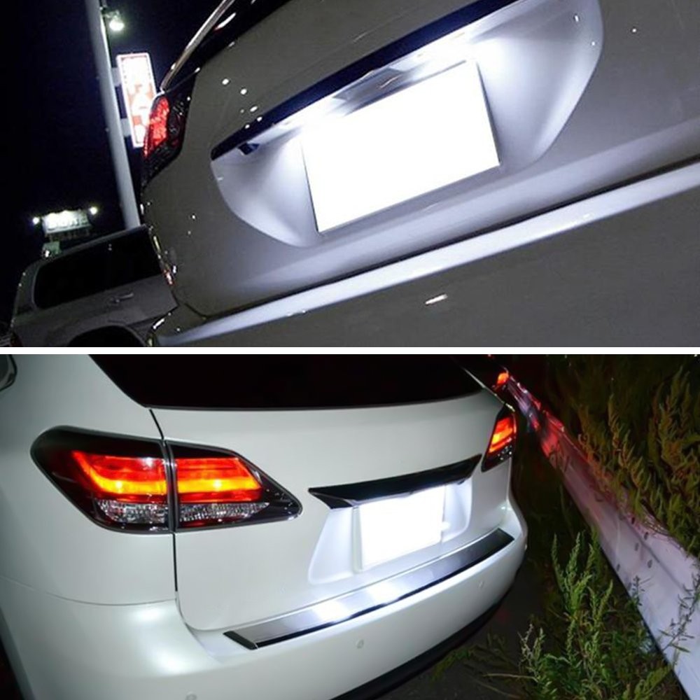 AUXITO 18LED Light License Plate Tag Lamp 6000K For 2008-2013 Toyota Highlander