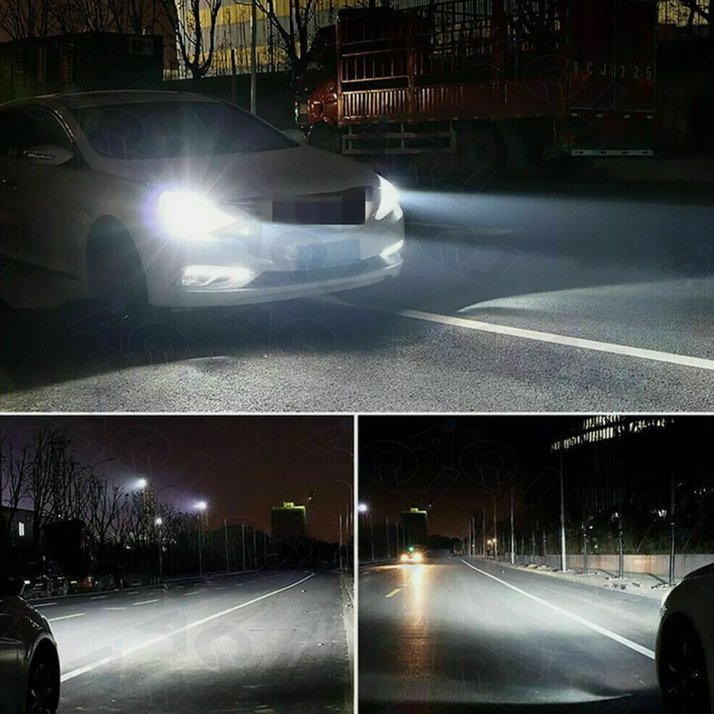 AQJ 2x 9007 HB5 LED Headlight Bulbs Kit High Low Beam 6000K 35000LM Canbus