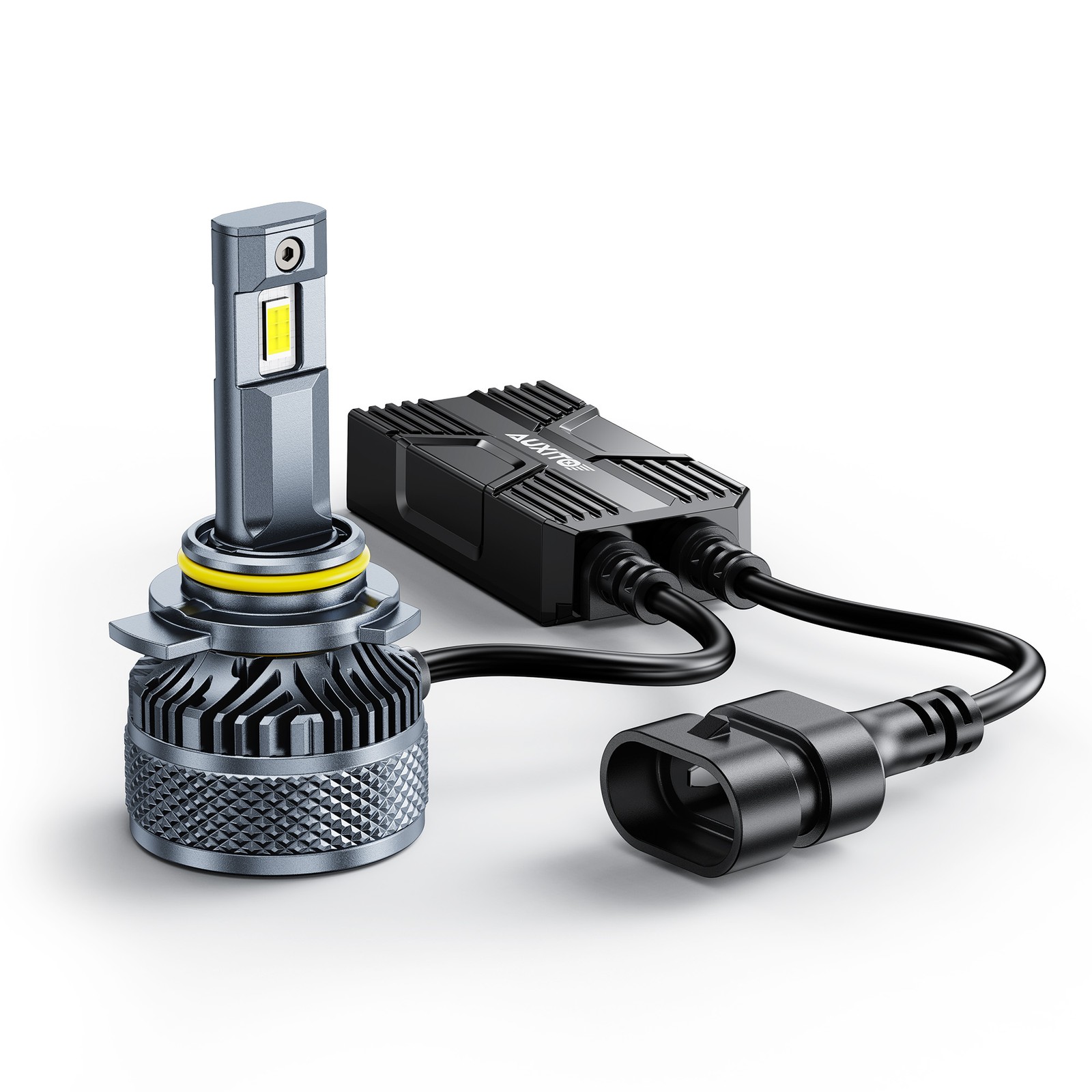 2PCS 9012/HIR2 LED Headlight Bulb Kit High Low Beam 6500K White Canbus X5-Series