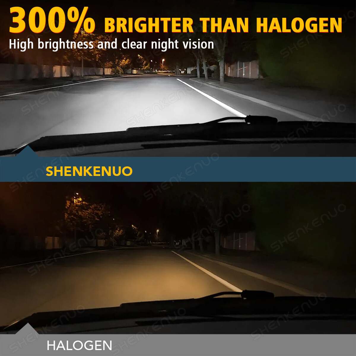 H13 9145 LED Headlight Bulb For 2004-2014 Ford F-150 Hi/Low beam Fog Lights