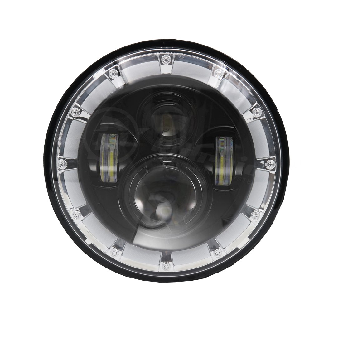 DOT 7″Inch Round Led Headlight Hi-Lo Beam Halo DRL For Ford Mustang 1965-1973