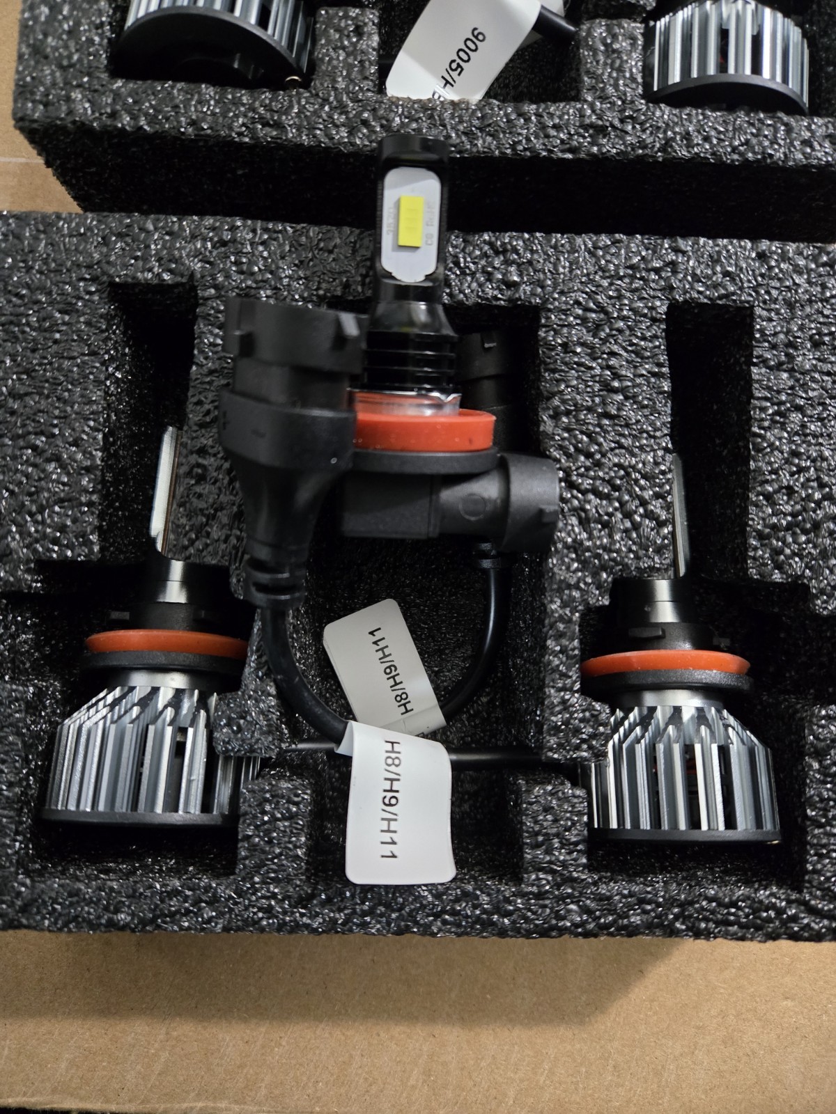 ENJOYAKOM LED Headlight Bulbs H8 H9 H11 9005 HB3 H10 Plug & Play – Brand New Sea